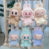 POP MART Labubu Macaron Vinyl Doll – Have A Seat Pendant Backpack Charm & Surprise Blind Box Gift, Single Box 100% Genuine