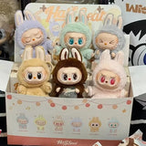 POP MART Labubu Macaron Vinyl Doll – Have A Seat Pendant Backpack Charm & Surprise Blind Box Gift, Single Box 100% Genuine