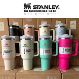 Stanley Tumbler 40oz, Stainless Steel, Vacuum Insulated, Thermal Iced Car Mug for Travel