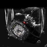 TSAR BOMBA Carbon Fiber Self-Winding Watch - TB8208CF