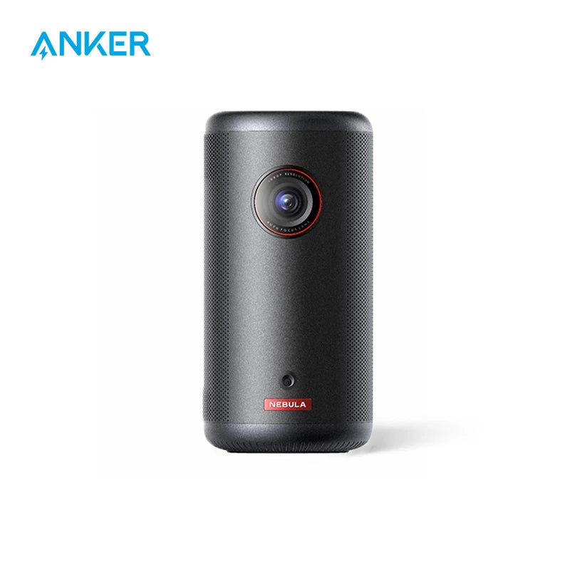 Anker Nebula Capsule 3: 1080p Wi-Fi Smart Projector - Black, 200 ANSI-Lumen, Official Google TV, Built-in Netflix