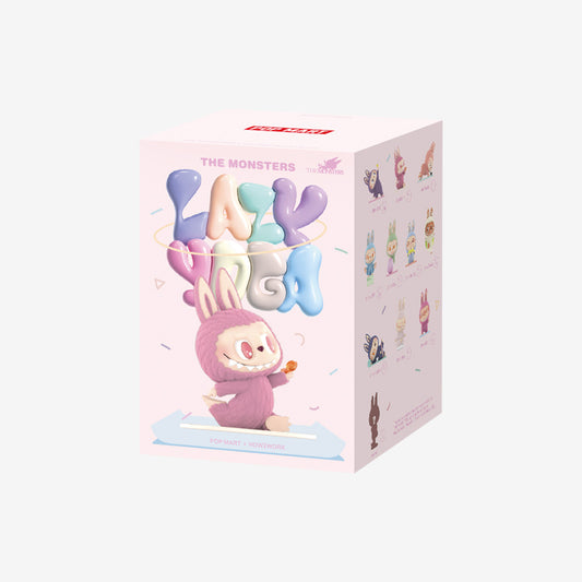 POP MART Labubu Monsters Lazy Yoga Series Blind Box – Kawaii Anime Figure Toys, Surprise PVC Collectibles for Girls & Action Figure Fans, 100% Genuine