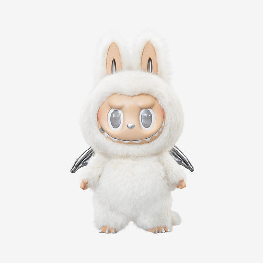 POP MART Labubu Angel in Clouds Vinyl Doll – Large Collectible Plush with Detailed Vinyl Face | Soft Fantasy Figure for Fans & Gift Lovers, 100% Genuine