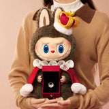 POP MART Labubu Let’s Checkmate King Doll – 14.57" Vinyl Plush Figure with Crown, Cloak & Ring Box for Collectors & Gift Display, 100% Genuine