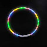 Luminous LED Pet Collar: USB Rechargeable with 3 Modes, Glowing for Safety and Loss Prevention, Ideal for Dogs and Cats