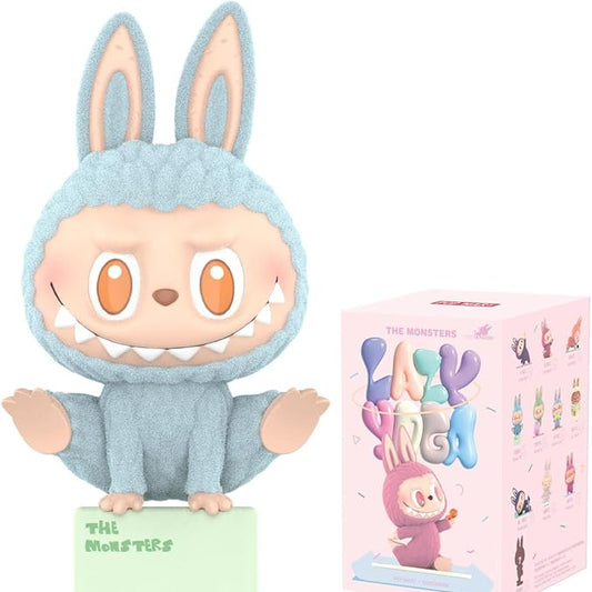 POP MART The Monsters Lazy Yoga Blind Box – Anime Collectible Vinyl Pop Figures for Fans, Art Toy Display & Mystery Gift Surprise, 100% Genuine