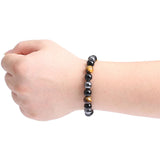 Men's Magnetic Tiger Eye & Hematite Stone Bracelet – Health Protection & Weight Loss Support | Fashion Jewelry