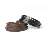 Men's Vintage Multilayer Leather Wrap Bracelet – Hook Wristband Fashion Accessory | Ideal Birthday Gift