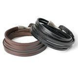 Men's Vintage Multilayer Leather Wrap Bracelet – Hook Wristband Fashion Accessory | Ideal Birthday Gift