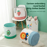 Plush Toy Doll Foldable Laundry Basket for Bathroom Storage of Soiled Clothes