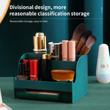 Desktop Cosmetic Drawer Storage Box: Drawer-Type Organizer for Lipsticks, Powders, Eye Shadows, and Brushes on Dressing Table