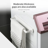 Punch-Free Retractable Gap Hooks: Multifunctional Pull-Out Rack for Kitchen Cabinets