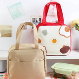 Large Capacity Portable Lunch Bag: Insulated Aluminum Foil Lunch Box for Students and Office Workers