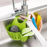 Hanging Kitchen Drain Bag: Convenient Sink Organizer for Bathroom and Laundry Gadgets, Holds Soap, Sponge, and More