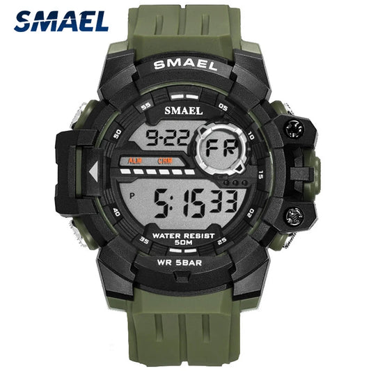 Men's Waterproof Military Sport Watch, Top Brand Luxury Automatic Mechanical Digital LED Quartz Wristwatch