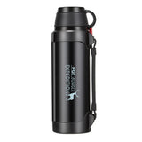 Stainless Steel Military Water Bottle - Portable Travel Thermos for Tea and Coffee, Large Cup Mugs, 1200/1900ML