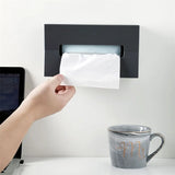 Wall-Mounted Waterproof Tissue Box: Handy Organizer for Bathroom, Office, or Hotel