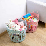 Plastic Bathroom Dirty Clothes Basket: Versatile Storage Solution