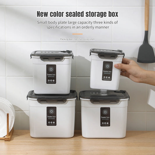 Moisture-Proof Sealed Grain Storage Box: Household Food Preservation Solution