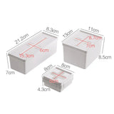 Plastic Drawer Storage Box for Cross-Cut Plastic Bags, Garbage Bags, Tissue Boxes, and Household Sorting