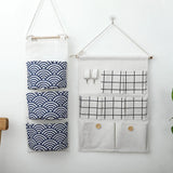 Waterproof Cotton Linen Hanging Storage Bag: Organizer for Wardrobe, Office, and More