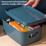 Dust-Proof Household Storage Box with Lid: Organize Clothes and Sundries on Desktop or Makeup Vanity