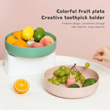 Versatile Fruit Plate: Simple and Creative Addition to Home Living Rooms, Perfect for Serving Snacks and Desserts