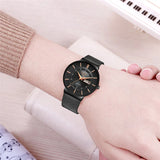 LIGE Luxury Women's Quartz Watch: Top Brand Waterproof Steel Wristwatch, Black Quartz Clock, Elegant Gift