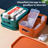 Dust-Proof Household Storage Box with Lid: Organize Clothes and Sundries on Desktop or Makeup Vanity