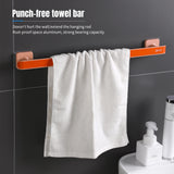 Household Bathroom Towel Rack: Free-Perforated, Perfect for Toilet and Bath