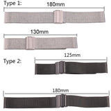 Stainless Steel Milanese Loop Watch Strap – Sleek Silver & Black Replacement Bracelet for Men & Women | 16mm, 18mm, 20mm, 22mm