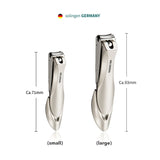 Stainless Steel Nail Clippers: Precision Fingernail Cutter with Anti-Splash Design