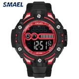 Men's Digital Waterproof Sports Watch, Top Brand Military Quartz Timepiece with Electronic Date Calendar