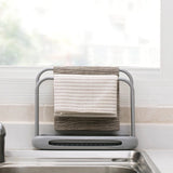 Sink Rack with Adjustable Design: Convenient Multifunctional Holder for Sponges, Rags, and Household Supplies in the Kitchen