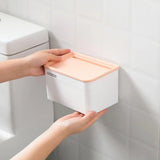 Wall-Mounted Toilet Paper Holder: Bathroom Storage and Organization Solution