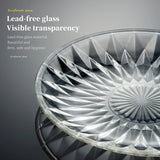 Sunflower Design Glass Snacks Plate: Perfect for Serving Vegetables and Fruits in the Living Room