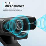 Anker PowerConf C300: Smart Full HD Webcam with Autofocus, 1080p, and Noise-Canceling Microphones