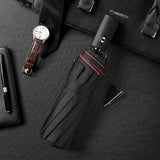 Fully Automatic Windproof Double-Layer Umbrella: Strong Luxury Business Parasol for Men and Women