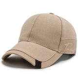 Premium Men's Outdoor Cotton Baseball Caps: High-Quality Solid Trucker Hats