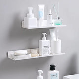 Punch-Free Wall-Mounted Shelf: Sticker-Backed Home Bedroom Organizer, Ideal for Partitioned Bookshelves and Book Storage