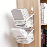 Portable Plastic Hanging Sink Holder: Multifunctional Storage Basket with Hook for Home Bathroom and Kitchen Organization