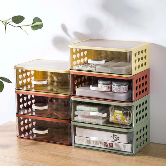 Multi-Functional Desktop Drawer Organizer: Makeup Box and Debris Storage Basket for Tidying Desks