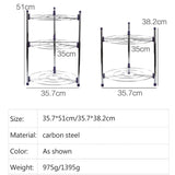 Metal Pot Storage Rack: Convenient Kitchen Organizer for Storing Pots and Pans