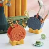 Contrast Color Chopstick Holder: Household Basket for Large Capacity Tableware Storage in the Kitchen