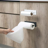 Wall-Mounted Kitchen Paper Towel Rack: Convenient Roll Paper Shelf