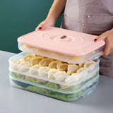 Quick-Frozen Dumpling Tray: Refrigerator Fresh-Keeping Box for Multi-Layer Storage of Wontons and Dumplings