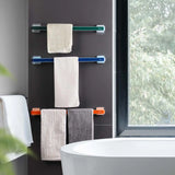 Household Bathroom Towel Rack: Free-Perforated, Perfect for Toilet and Bath