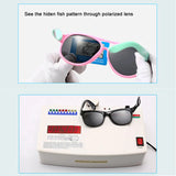 Stylish Kids Polarized Sunglasses: Boys and Girls Vintage Silicone Children's Sun Glasses, TR90 Eyeglasses for Baby Safety with UV400 Protection