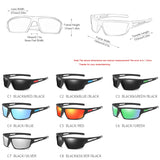 Unisex Vintage Sports Polarized Sunglasses: Plastic Goggles for Outdoor Activities with UV400 Protection