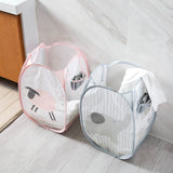 Folding Cartoon Laundry Basket: Household Storage Solution for Dirty Clothes